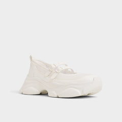 Aldo Aethera White Women's Platform and wedge sneakers - Mary Jane Sneakers, Jogger sole