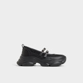 Aldo Aethera Black Women's Platform and wedge sneakers - Mary Jane Sneakers, Jogger sole