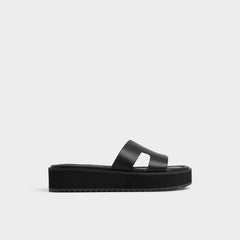Aldo Anayelie in Black - Slide sandal, Platform