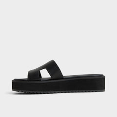 Aldo Anayelie in Black - Slide sandal, Platform