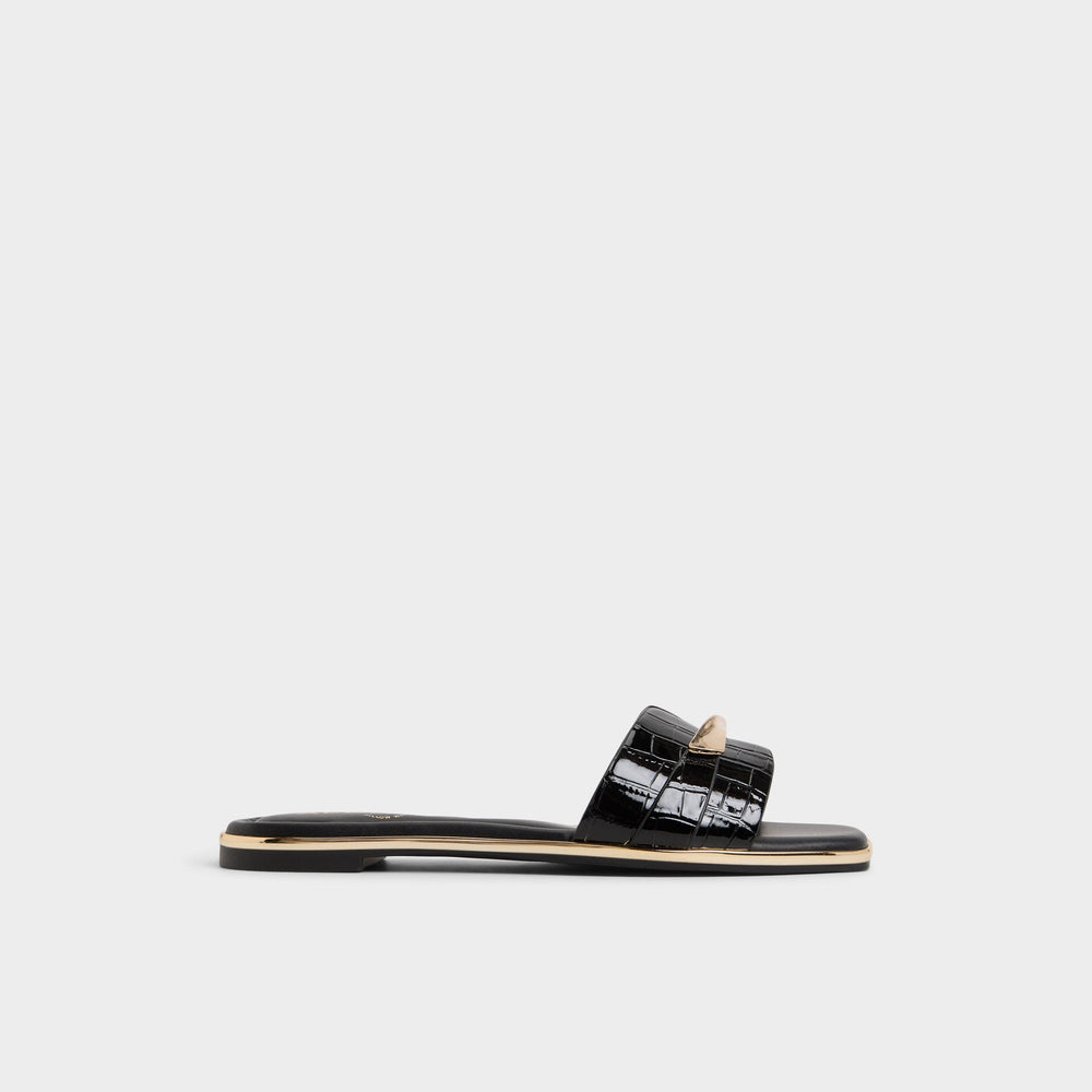 Aldo Darlina in Black - Slide sandal