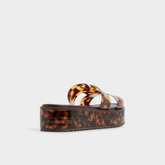 Aldo Anayelie in Open Brown - Slide sandal, Platform