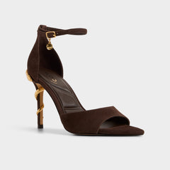 Aldo Medeza in Dark Brown - Strappy heeled sandal