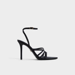 Aldo Solania Black Women's Strappy sandals - Strappy heeled sandal, Stiletto heel