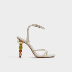 Aldo Beachglass in White Bone - Strappy heeled sandal