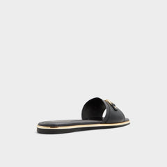 Aldo Alamassi Black Women's Flats - Slide sandal