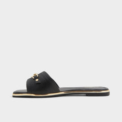 Aldo Alamassi Black Women's Flats - Slide sandal