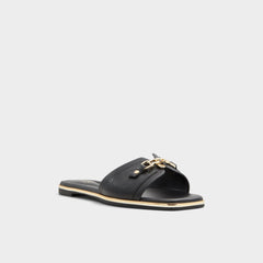 Aldo Alamassi Black Women's Flats - Slide sandal