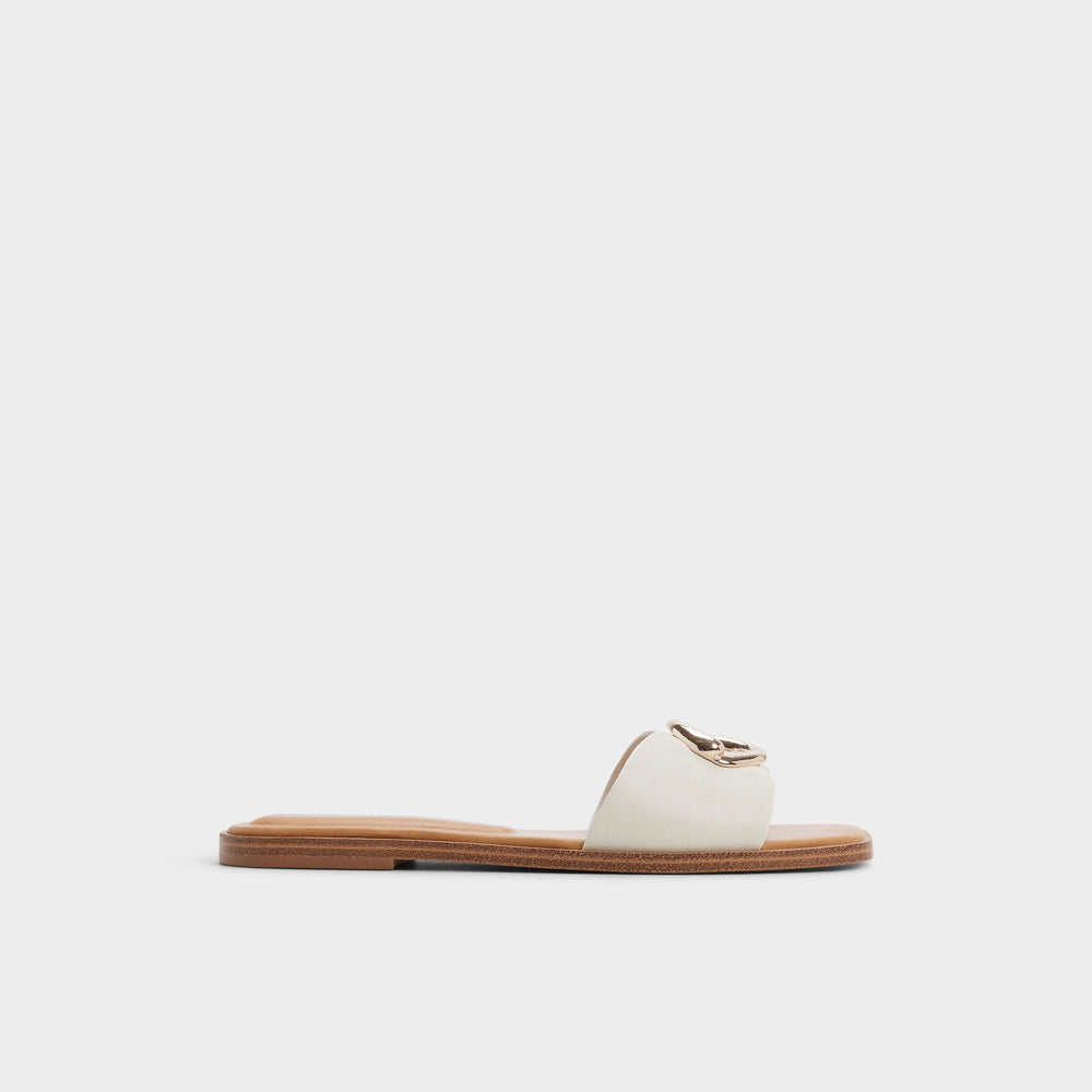 Aldo Biggin in White Bone - Slide sandal