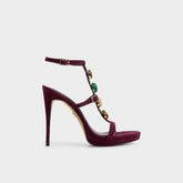 Aldo Opalia in Bordo - Strappy heeled sandal, Platform