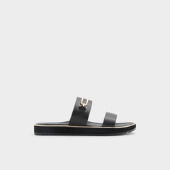 Aldo Lagoon Other Black Women's Strappy sandals - Strappy flat sandal, Footbed sandal