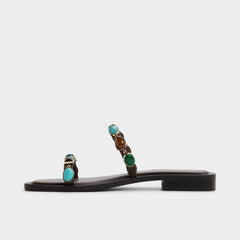 Aldo Sapphira in Dark Brown 14189967 - Slide sandal