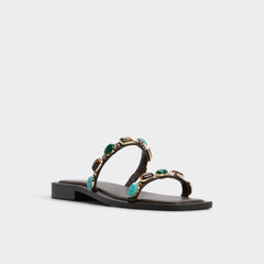 Aldo Sapphira in Dark Brown 14189967 - Slide sandal