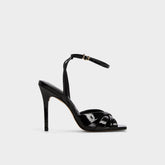 Aldo Meteora in Black - Strappy heeled sandal, Stiletto heel
