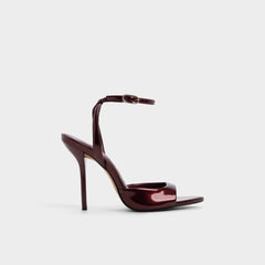 Aldo Forevermore in Medium Red - Strappy heeled sandal, Stiletto heel