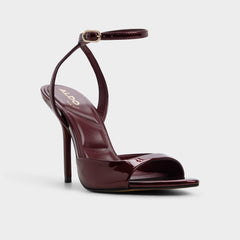 Aldo Forevermore in Medium Red - Strappy heeled sandal, Stiletto heel