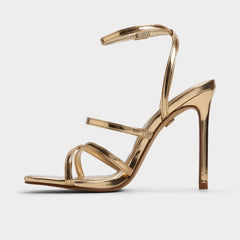 Aldo Galoi Gold Women's Iridescent metallics - Strappy heeled sandal