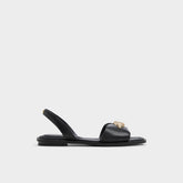 Aldo Goassi Black Women's Flats - Flat sandal