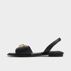 Aldo Goassi Black Women's Flats - Flat sandal