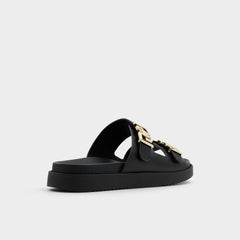 Aldo Alessie Black Women's Footbed sandals - Footbed sandal, Footbed sandal