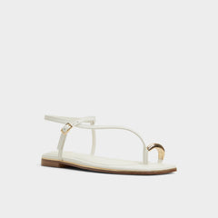 Aldo Jomalina White Women's Flats - Strappy flat sandal