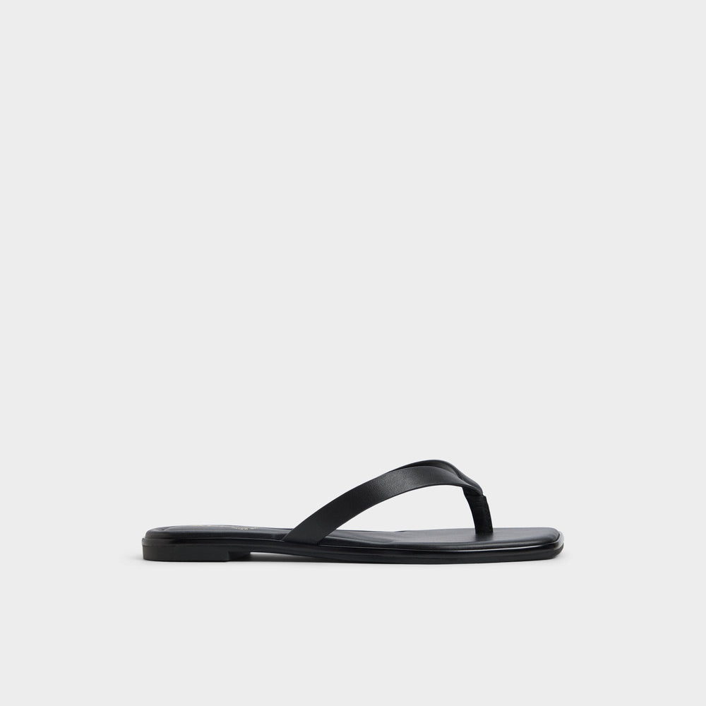 Aldo Theao Black Women's Flats - Flip flop