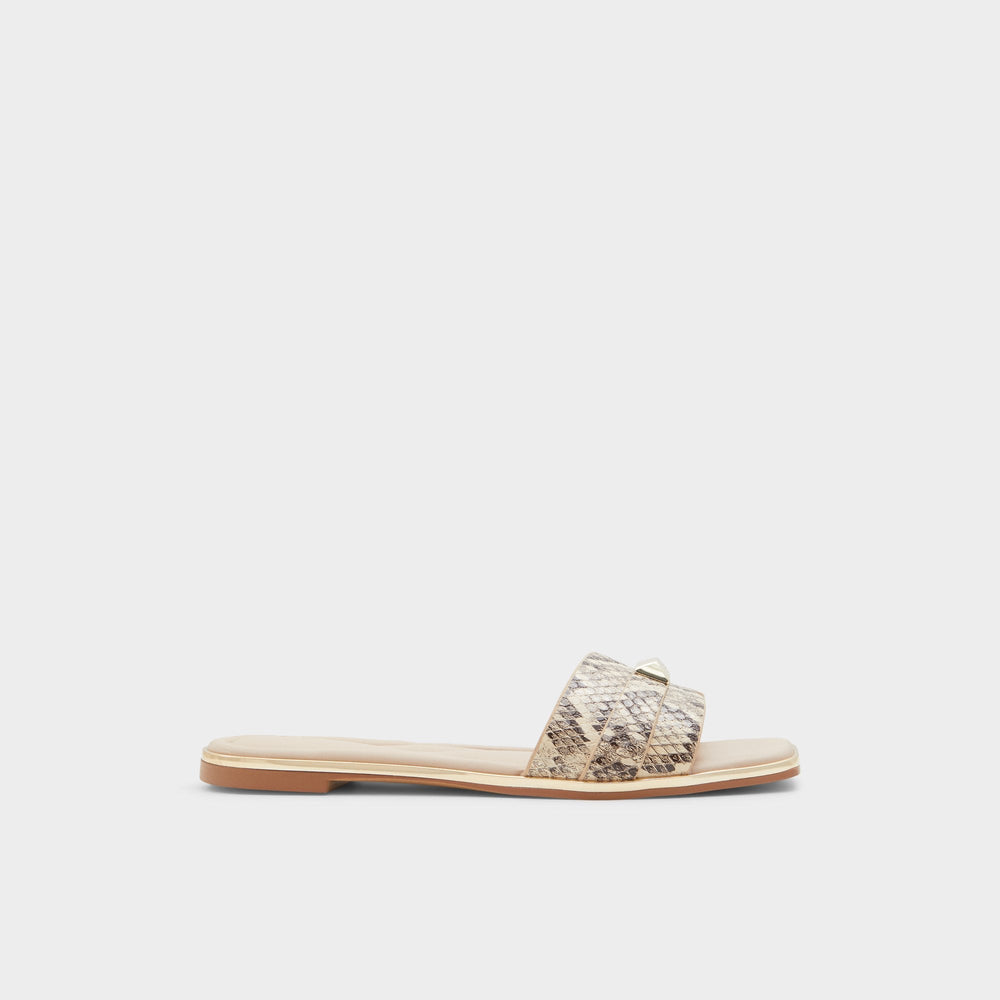 Aldo Darine Natural Women's Flats - Slide sandal