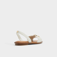 Aldo Goassi White/Bone Women's Flats - Flat sandal