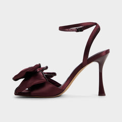 Aldo Tinsel in Bordo - Strappy heeled sandal, Stiletto heel