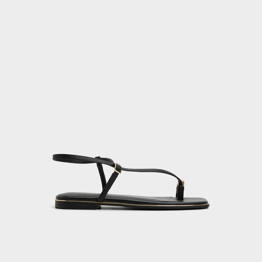 Aldo Jomalina Black Women's Flats - Strappy flat sandal