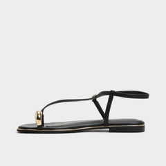 Aldo Jomalina Black Women's Flats - Strappy flat sandal