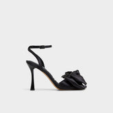 Aldo Tinsel in Black - Strappy heeled sandal, Stiletto heel