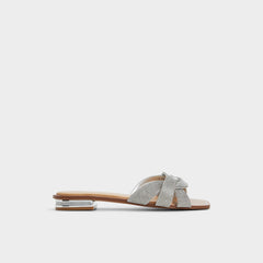 Aldo Ormeley Silver Women's Iridescent metallics - Slide sandal