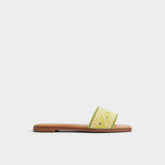 Aldo Seavacay Bright Yellow Women's Travel essentials - Slide sandal