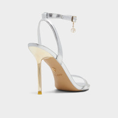 Aldo Maristou Silver Women's Strappy sandals - Strappy heeled sandal