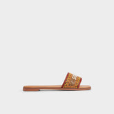 Aldo Seavacay Brown Multi Women's Flats -