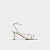 Aldo Elodiah White/Bone Women's Travel essentials - Strappy heeled sandal, Stiletto heel