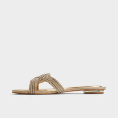 Aldo Karlina in Gold - Slide sandal