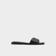 Aldo Tidella Black Women's Flats - Slide sandal