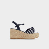 Aldo Annamarie Navy Women's Platform sandals - Wedge sandal