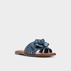 Aldo Seaflower Denim Women's Flats - Slide sandal