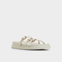 Aldo Zephyra White Women's Footbed sandals - Footbed sandal, Footbed sandal