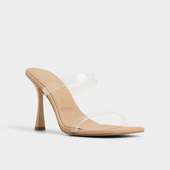 Aldo Evalina Medium Beige Women's Heeled sandals - Strappy heeled sandal, Stiletto heel