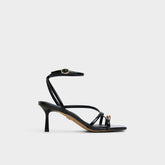 Aldo Elodiah Black Women's Travel essentials - Strappy heeled sandal, Stiletto heel