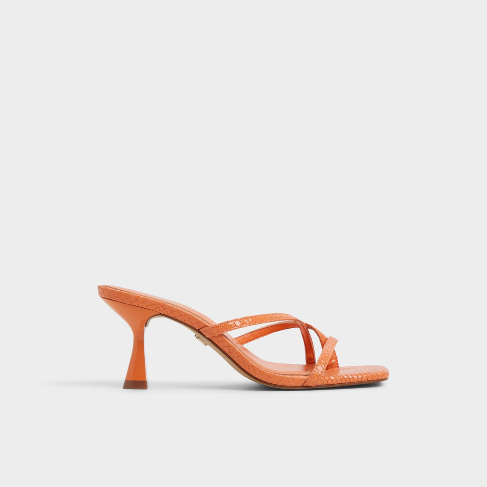 Aldo Calypsa Medium Orange Women's Heeled mules - Strappy heeled sandal