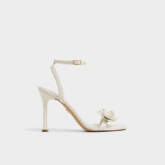 Aldo Daisylily White/Bone Women's Heeled sandals - Strappy heeled sandal, Stiletto heel