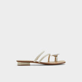 Aldo Garberia Silver Women's Flats - Flip flop