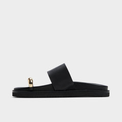 Aldo Beachstroll Black Women's Footbed sandals - Footbed sandal, Footbed sandal
