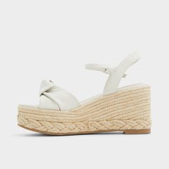 Aldo Annamarie White Women's Wedges - Wedge sandal, Wedge heel