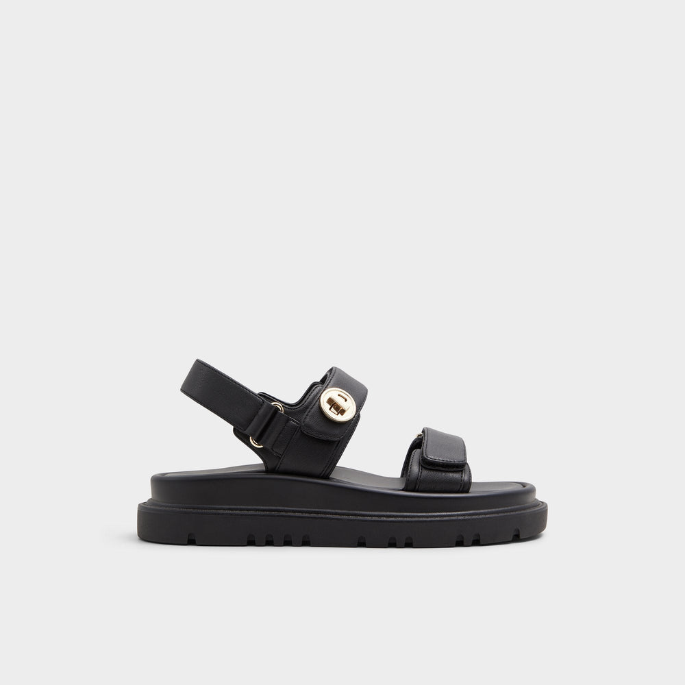 Aldo Linette Black Women's Footbed sandals - Footbed sandal, Footbed sandal